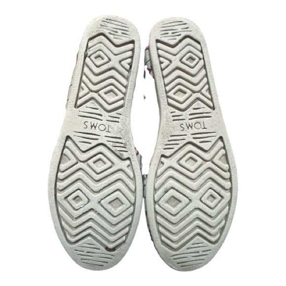 TOMS Women's Monopoly Board Flats - Pink and Cream - Picture 5 of 9